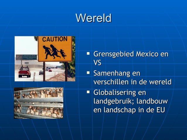 Aardrijkskunde kiezen Havo | PPT