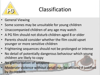  Suitable for 12 years and overMay upset children under 12, or parents might feel they are unsuitable for under 12sChildren under 12 can see 12A films at the cinema if accompanied by an adultResponsibility for allowing the child to view the film likes with the adultModerate physical and psychological threat, not frequent or sustainedDangerous behaviour should not dwell on detail or appear pain or harm free.Moderate violence, should not dwell on detail. No emphasis on injuries or blood.