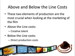 Above the Line CostsAn A-list actor can ask for anything from $10 million to $30 million, plus $3 million in perks (trailer, entourage, etc.) and 10-20% of the gross profits. The rest of the cast, by comparison, can often come out much worse with many being paid the Screen Actors Guild minimum (as low as $100/day on an Ultra-Low Budget film). Sometimes an actor will accept a minimal fee in exchange for a more lucrative share of the profits. Union extras are paid around $130 per day (plus extra for overtime or if they provide their own wardrobe) but on a low-budget film non-union extras are paid less, sometimes nothing at all.