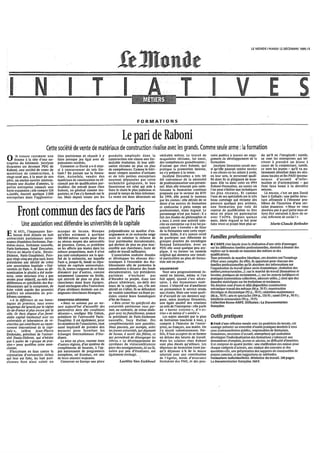 Aargaud   Revue De Presse Raboni Formation