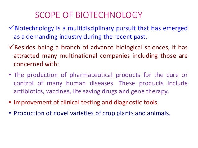 Concept And Scope Of Biotechnology By Aarif