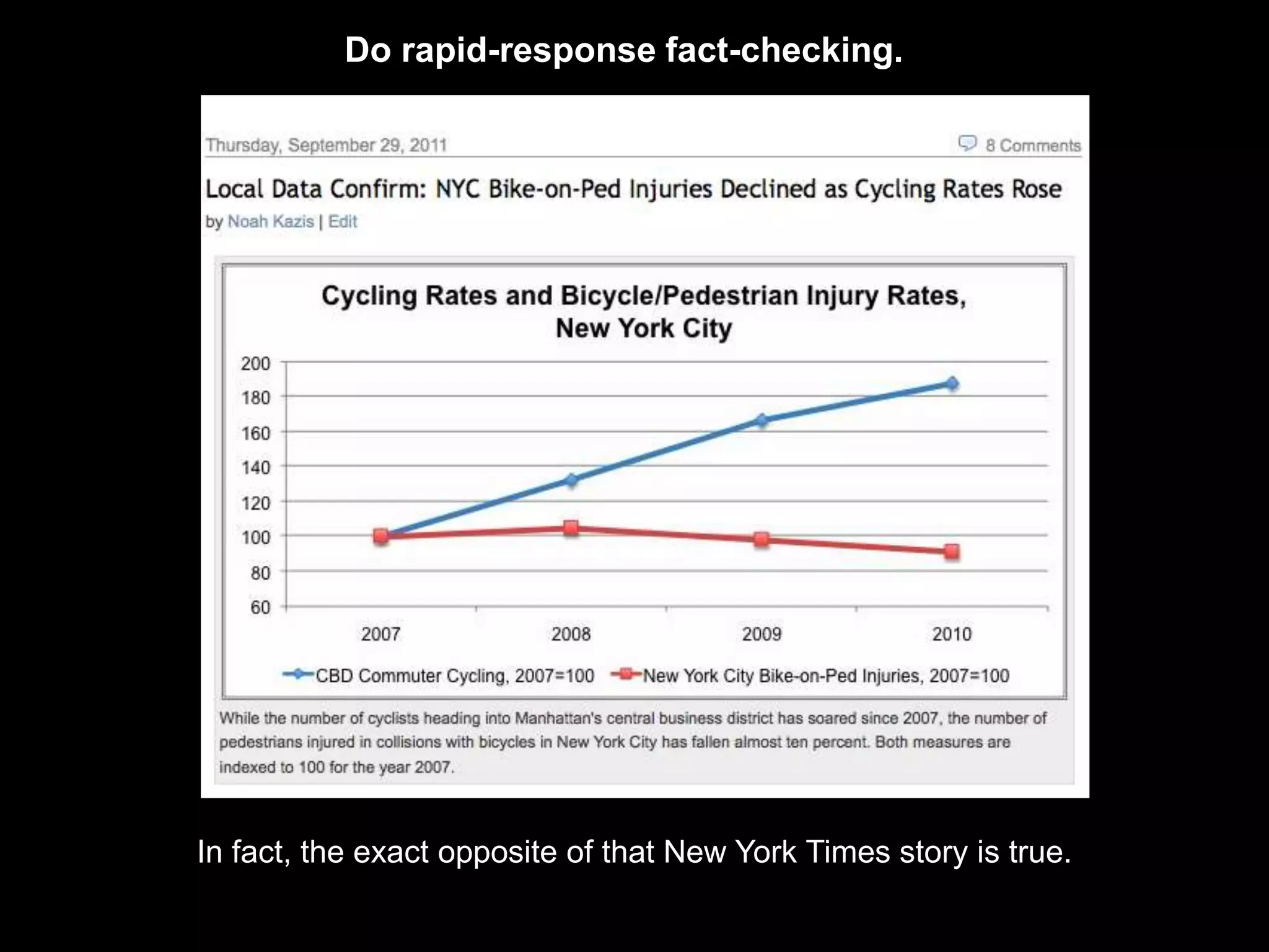 Do rapid-response fact-checking.




In fact, the exact opposite of that New York Times story is true.
 