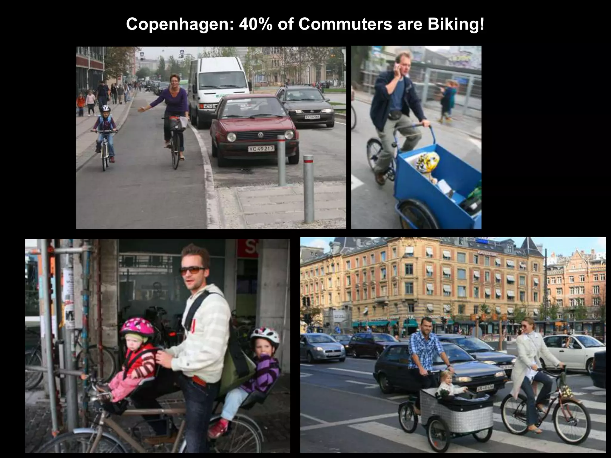 Copenhagen: 40% of Commuters are Biking!
 