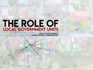 Role of Local Government