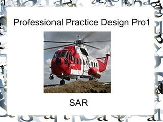 Professional Practice Design Pro1 SAR 