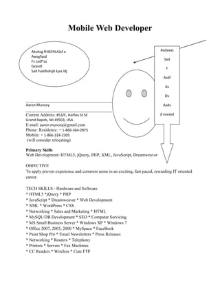Aaron muncey c2 v | PDF image.