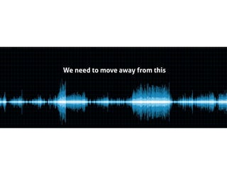 We need to move away from this