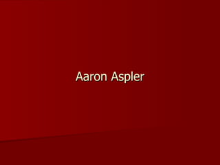 Aaron Aspler 