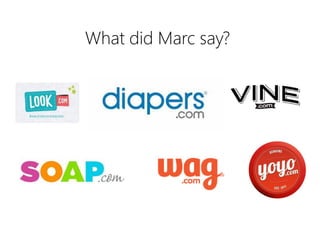 What did Marc say?

 