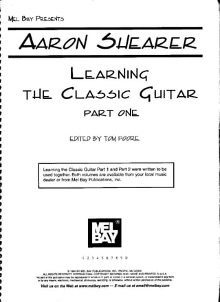 Aaron shearer   learning guitar classic part 1