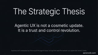 The Agentic Shift: A Structural Redesign of Human–Machine Experience | PDF