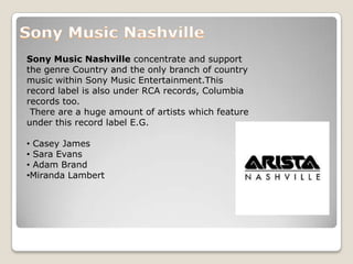 Sony Music LatinA Bit Of History…This is just of the many subsidiaries Sony Music Entertainment owns. The main genre this small record label supports is Latin music. However inside the Sony Latin Cooperation is  ‘Pina Record’