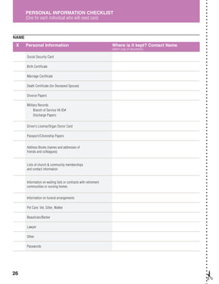 AARP prepare to care guide | PDF