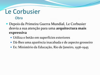 A Arquitectura e o Design - Funcionalismo