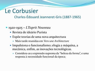 A Arquitectura e o Design - Funcionalismo