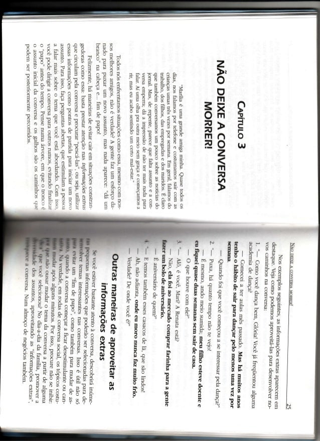 A Arte Da Conversa E Do Convivio