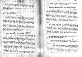 A arte da direção das almas