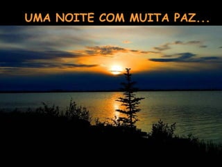 UMA NOITE COM MUITA PAZ... 