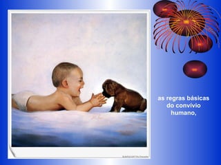 as regras básicas do convívio humano, 