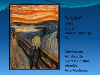    Qual o sentimento que nos transmite essa imagem?Medo?  Pânico? Existe alguma relação com o filme “Pânico”?O registro de um sentimento.