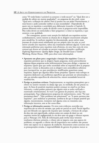 A arte do gerenciamento de projetos