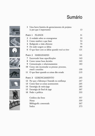 A arte do gerenciamento de projetos