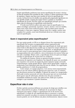 A arte do gerenciamento de projetos