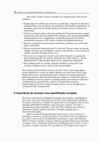 A arte do gerenciamento de projetos