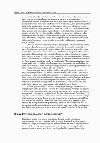 A arte do gerenciamento de projetos