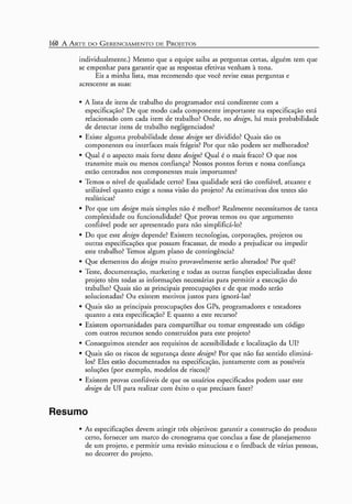 A arte do gerenciamento de projetos