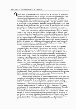 A arte do gerenciamento de projetos