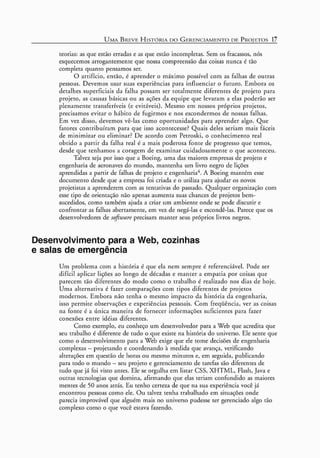 A arte do gerenciamento de projetos