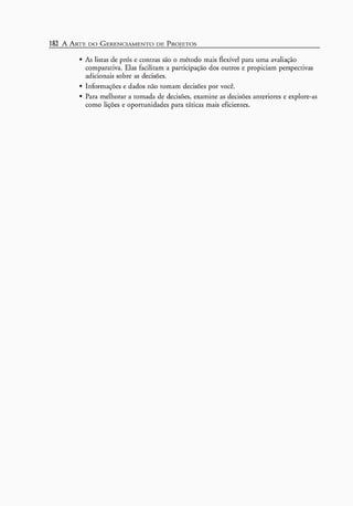 A arte do gerenciamento de projetos