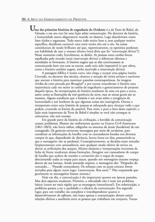 A arte do gerenciamento de projetos