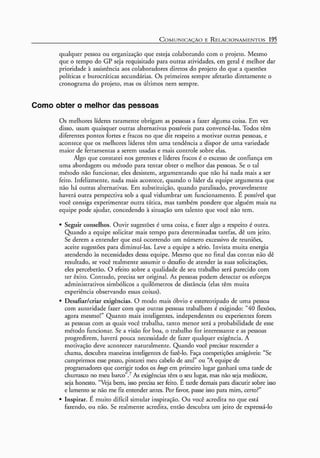 A arte do gerenciamento de projetos