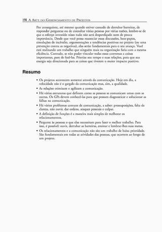 A arte do gerenciamento de projetos