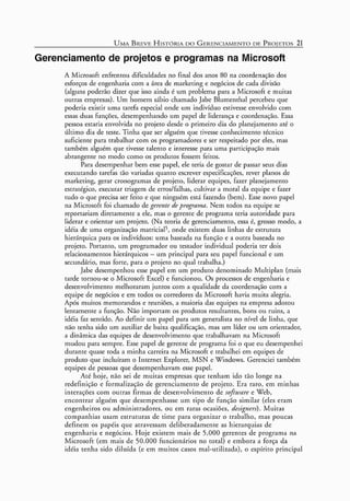 A arte do gerenciamento de projetos