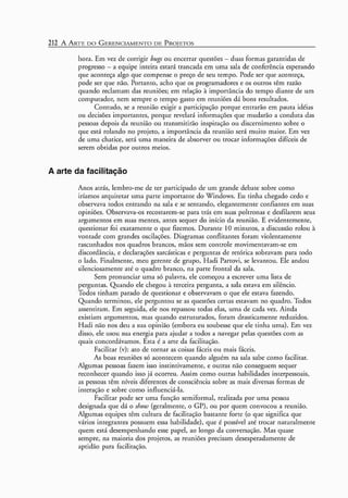 A arte do gerenciamento de projetos