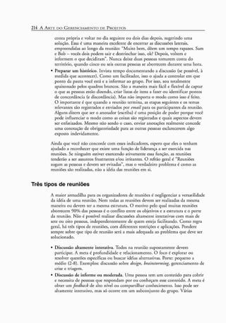 A arte do gerenciamento de projetos