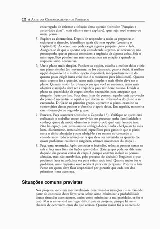 A arte do gerenciamento de projetos