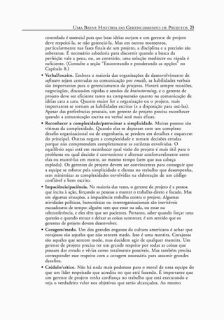 A arte do gerenciamento de projetos