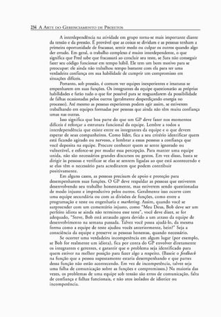 A arte do gerenciamento de projetos