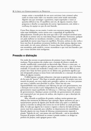 A arte do gerenciamento de projetos