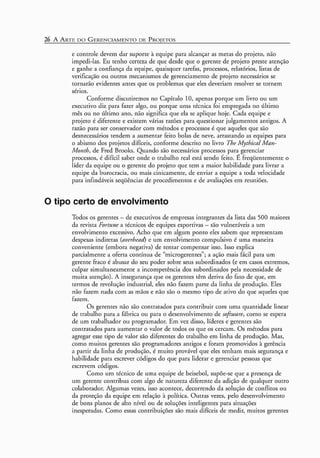 A arte do gerenciamento de projetos