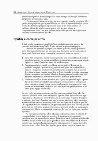 A arte do gerenciamento de projetos