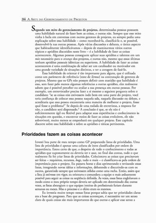 A arte do gerenciamento de projetos