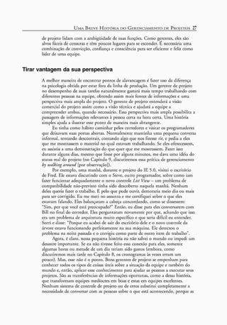 A arte do gerenciamento de projetos