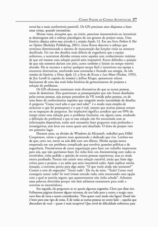 A arte do gerenciamento de projetos