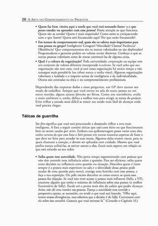 A arte do gerenciamento de projetos