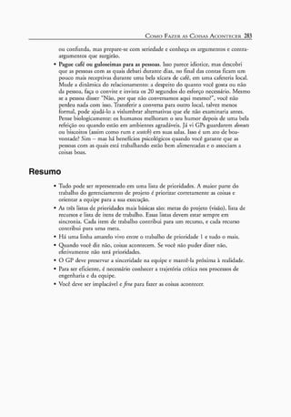 A arte do gerenciamento de projetos